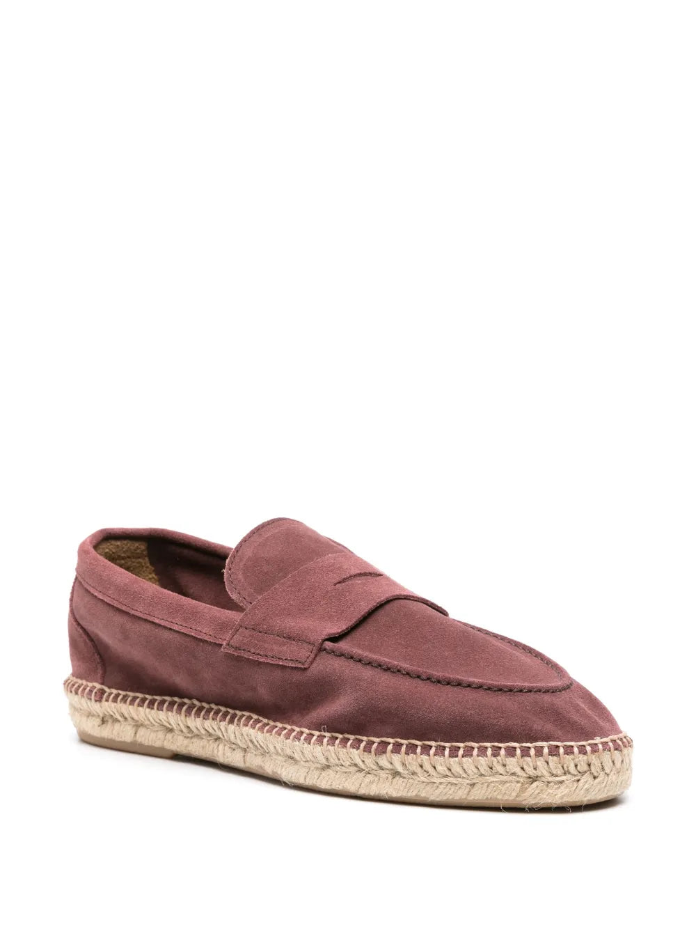 Lardini penny-slot suede espadrilles