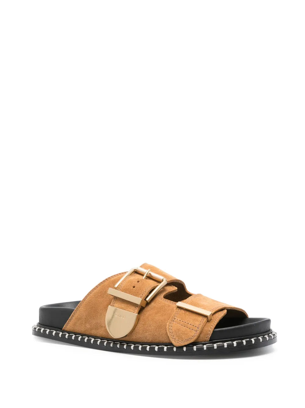 Chloé Rebecca suede slides