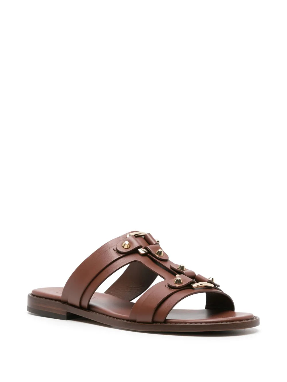 Doucal's studed leather slides