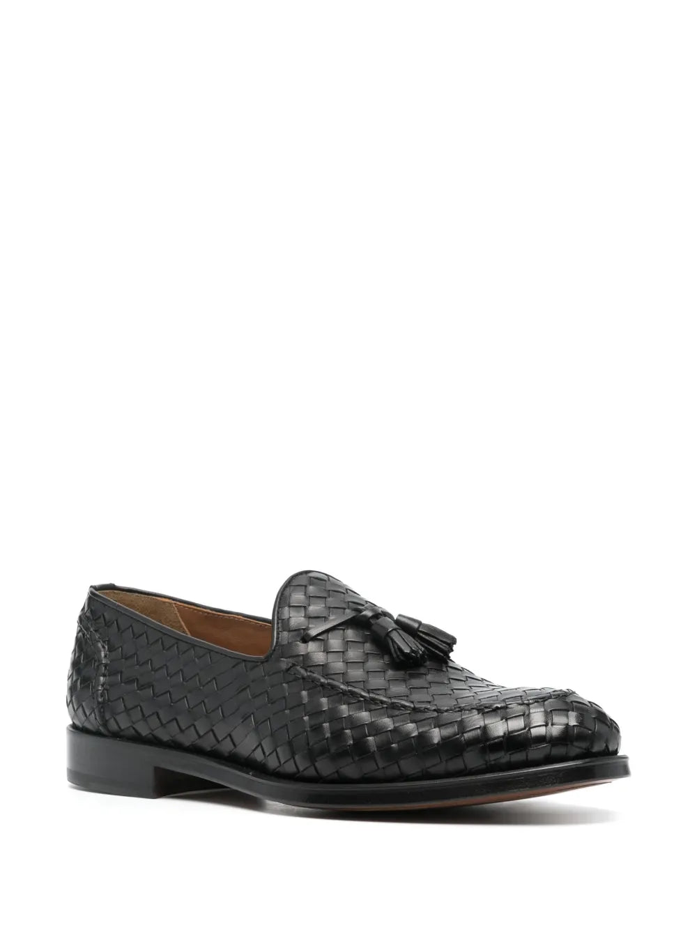 Doucal's interwoven leather loafers
