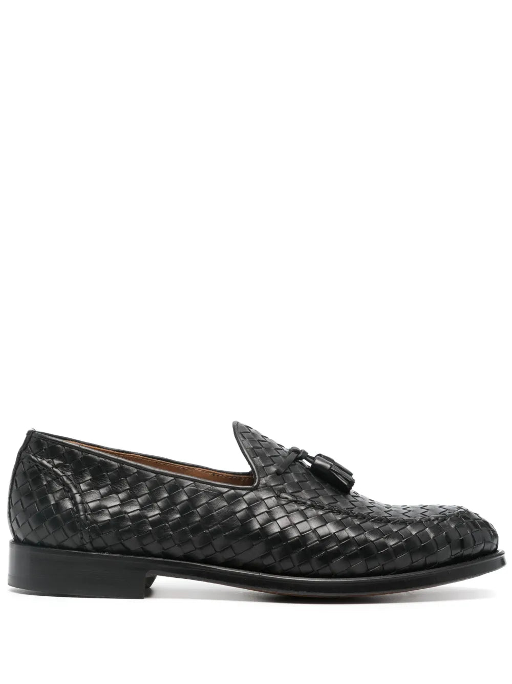 Doucal's interwoven leather loafers