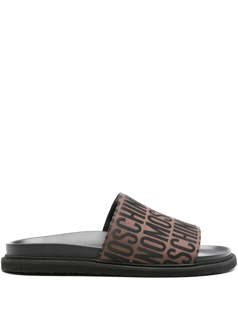 Moschino monogram-jacquard slides