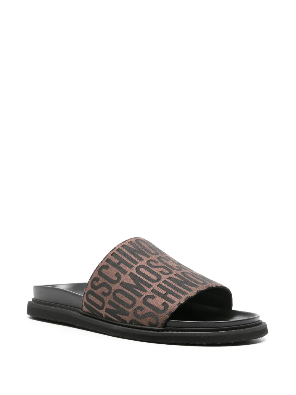 Moschino monogram-jacquard slides