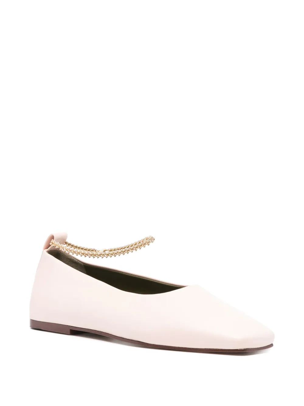 MARIA LUCA Augusta leather ballerina shoes