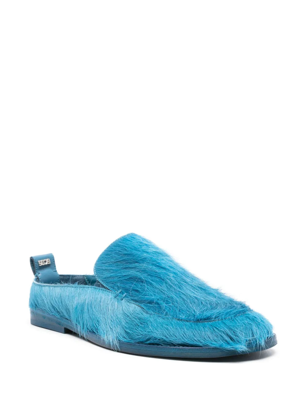 GCDS Cavallino-hair flat mules