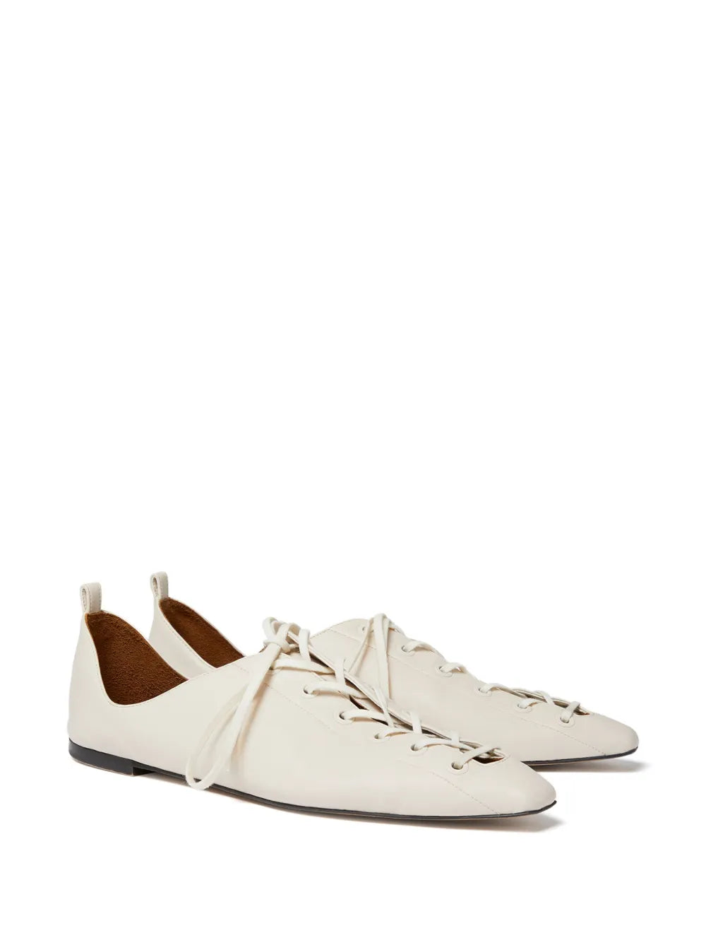 Stella McCartney Terra pointed lace-up shoes