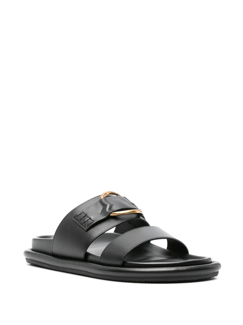 Moncler Bell leather slides