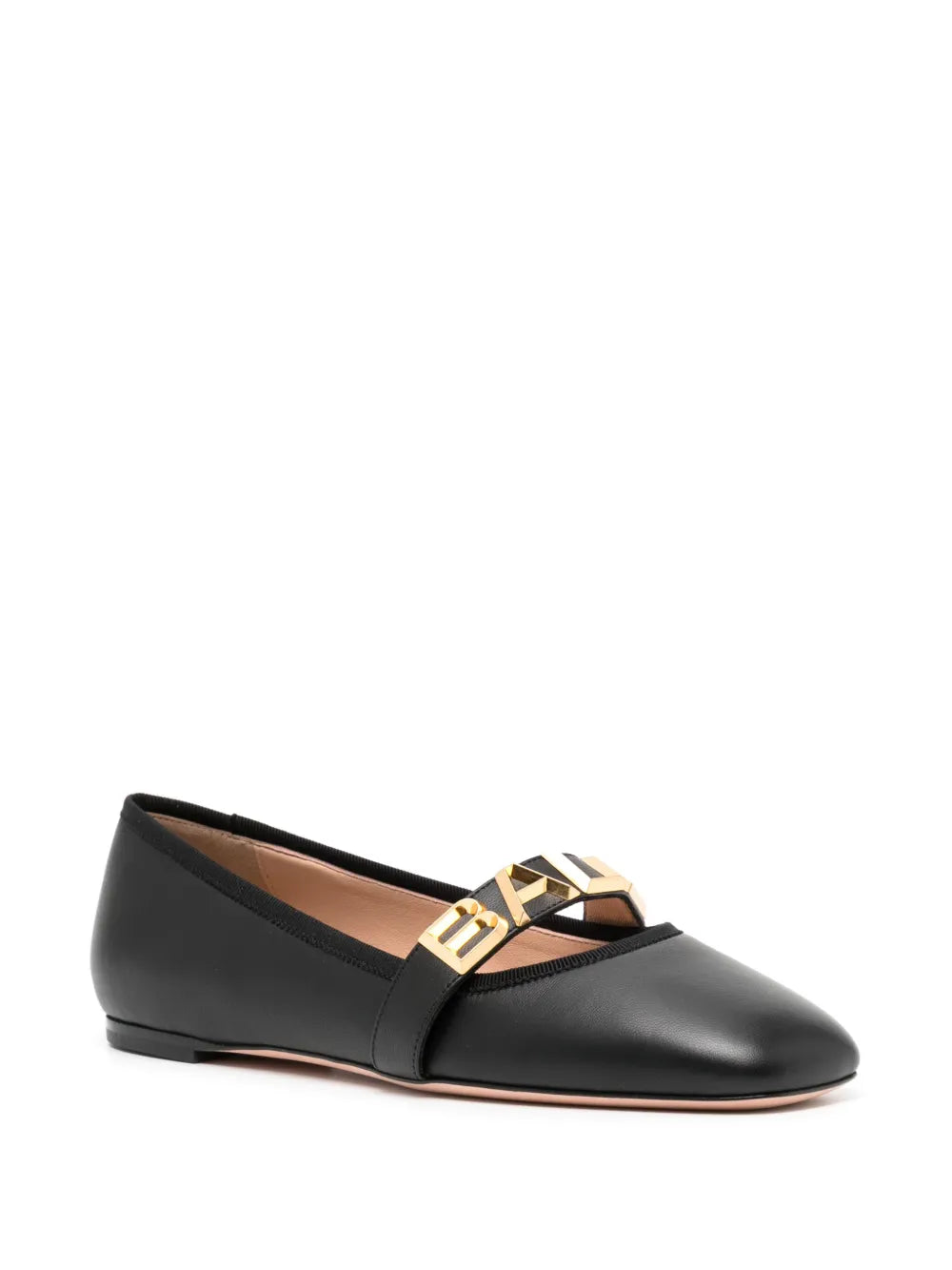 Bally Balby leather ballerina shoes