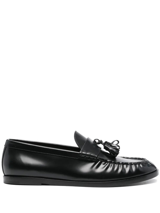 The Row tassel-detail leather loafers