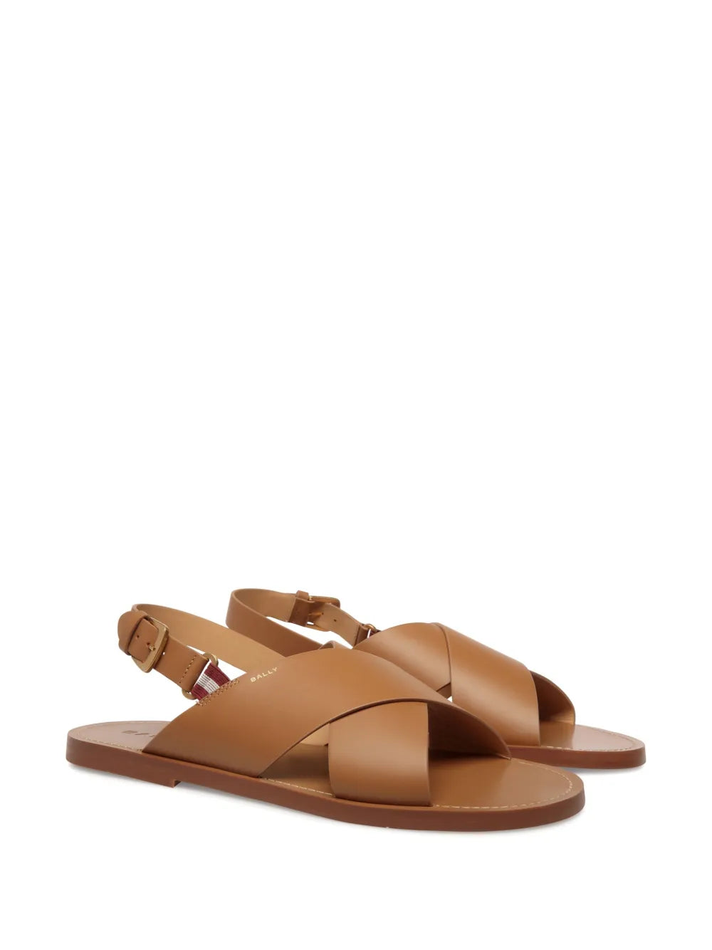 Bally Chateau crossover-strap leather sandals