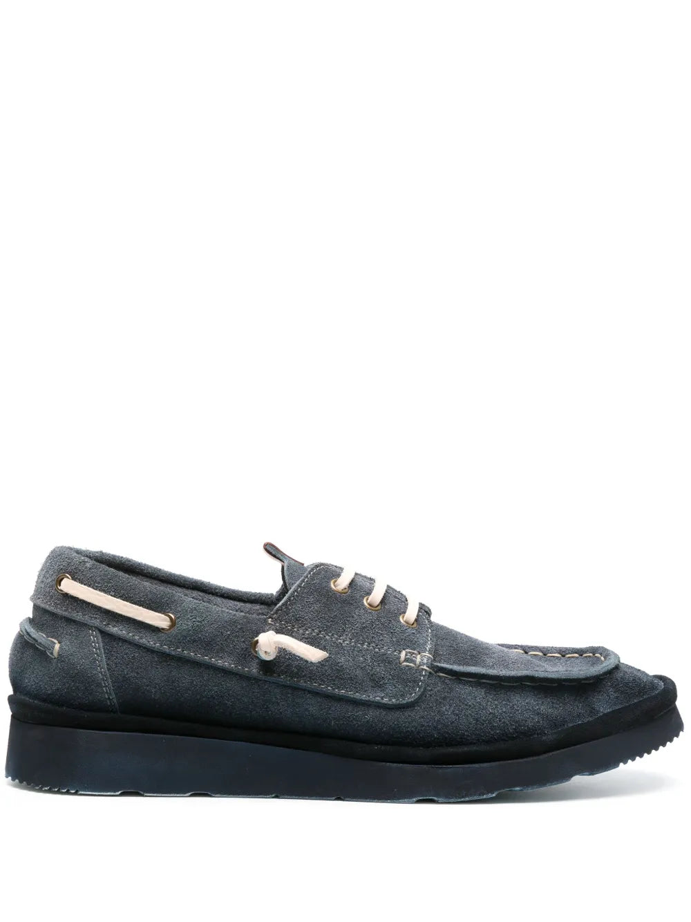 Moma suede tonal boat shoes