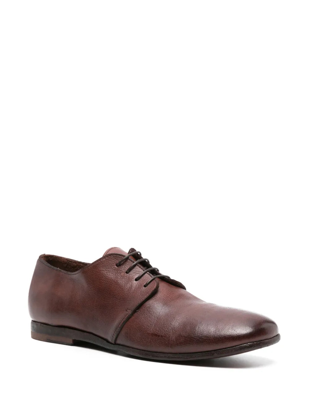 Moma grained-leather Derby shoes