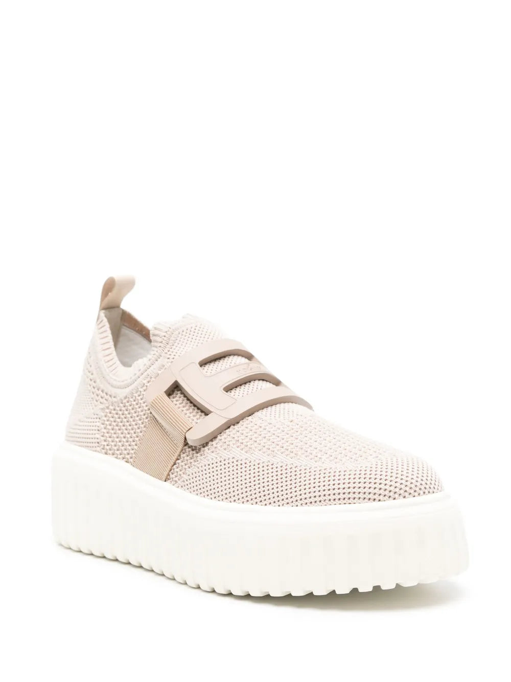Hogan knitted wedge sneakers