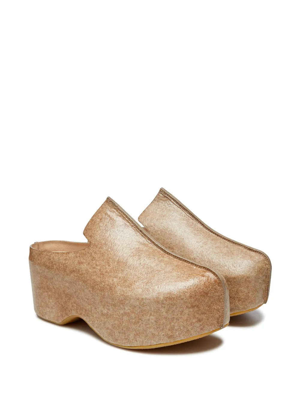 JW Anderson leather platform clogs