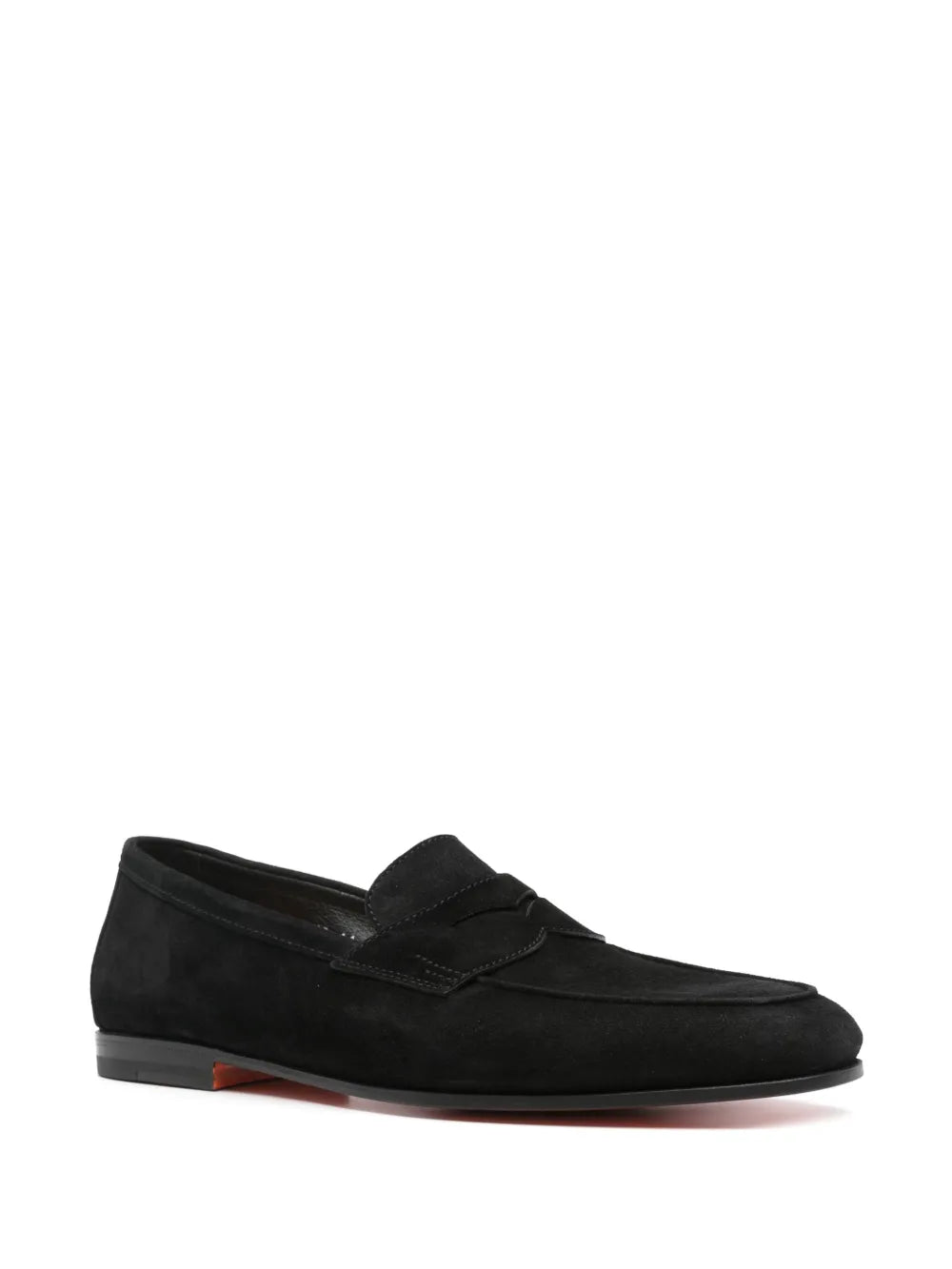Santoni Carlo suede loafers