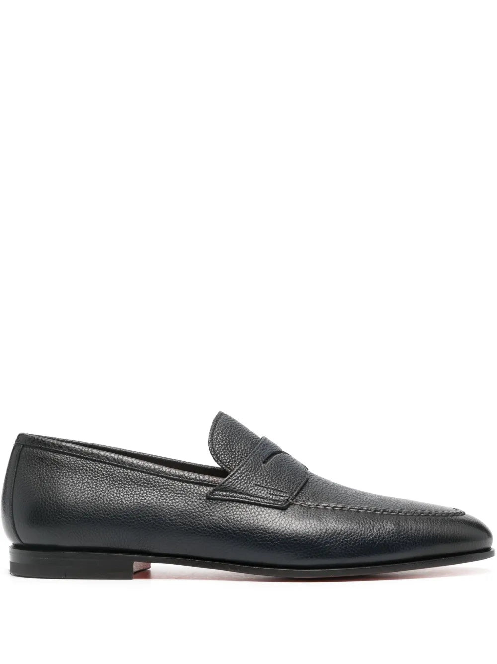 Santoni penny-slot leather loafers