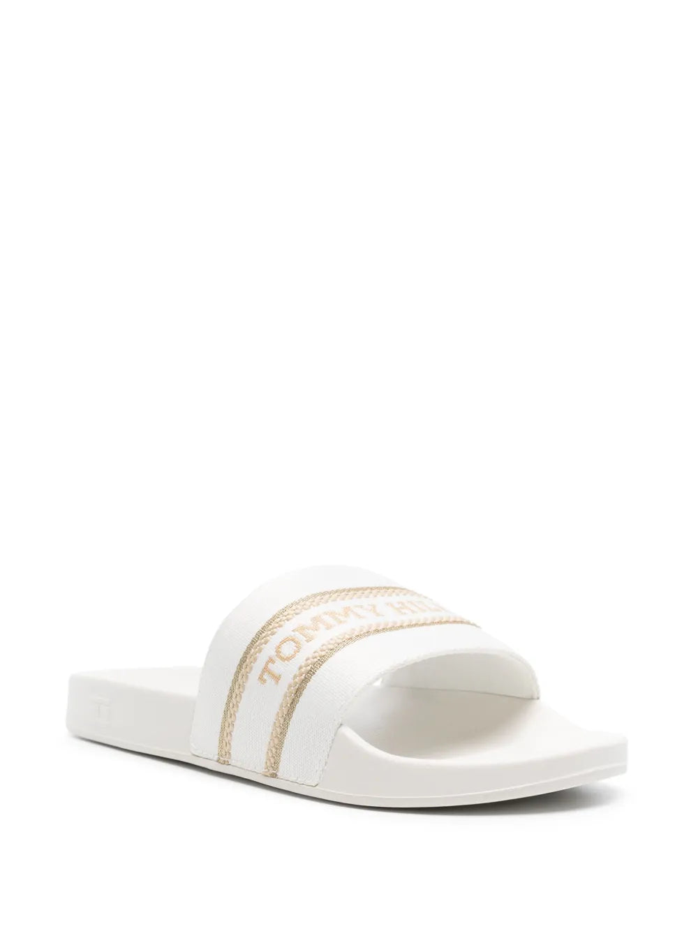 Tommy Hilfiger logo-jacquard flat slides
