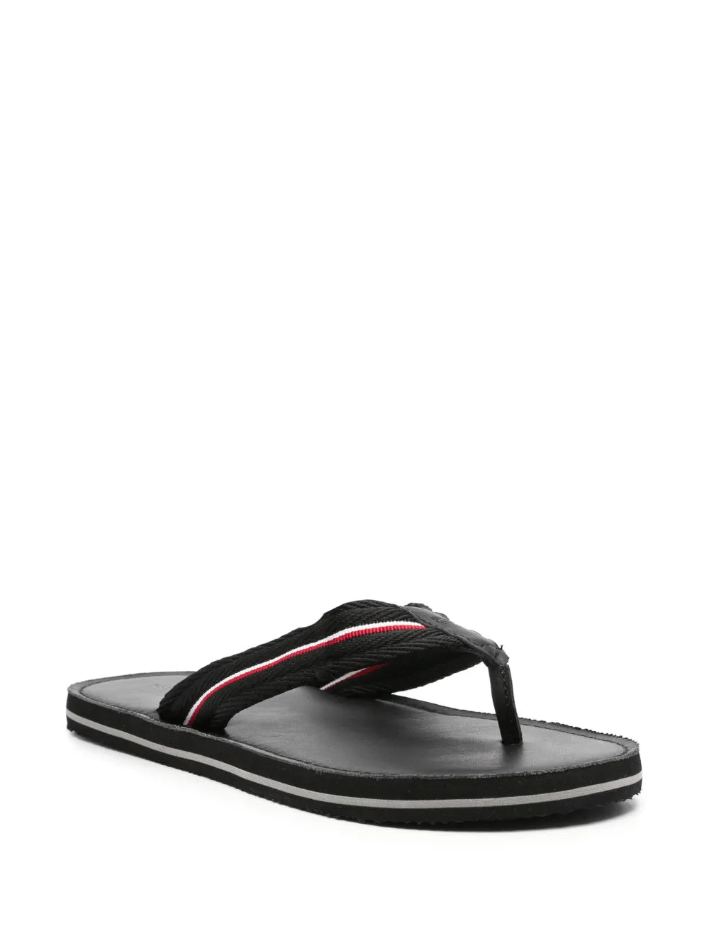 Tommy Hilfiger stripe-detail flip flops