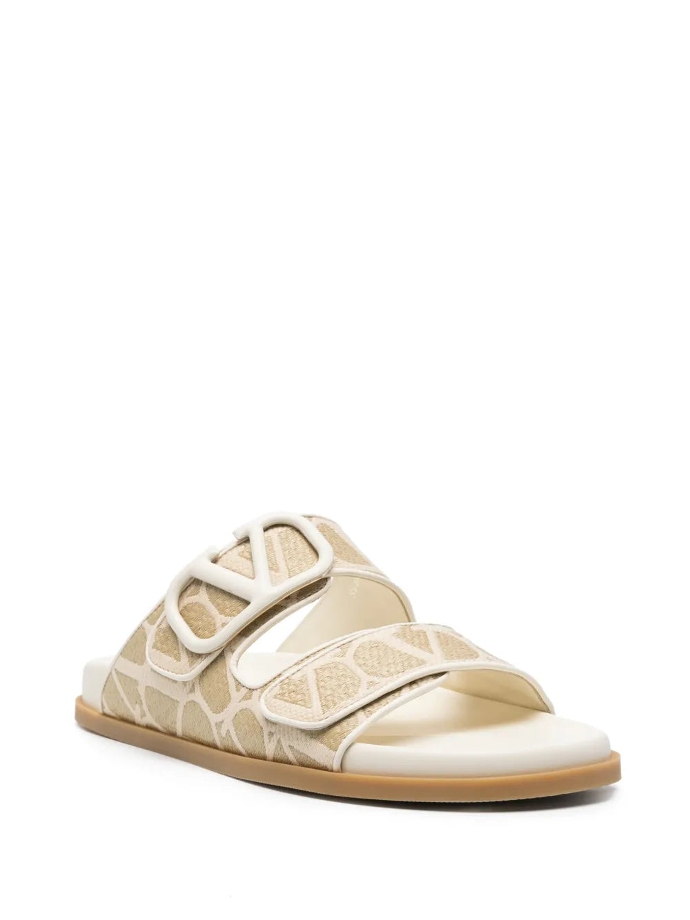 Valentino Garavani Toile Iconographe jacquard slides