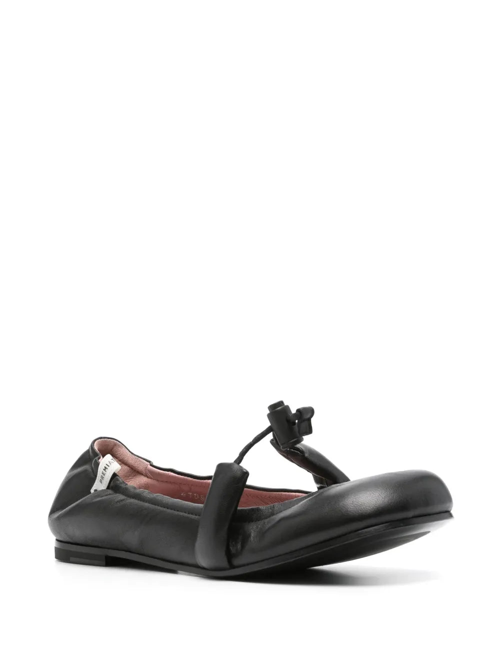 Premiata elasticated leather ballerina shoes
