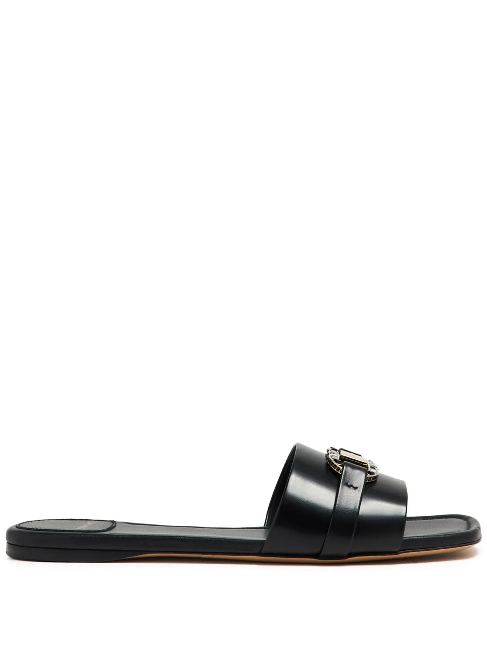 Ferragamo Leah leather slides