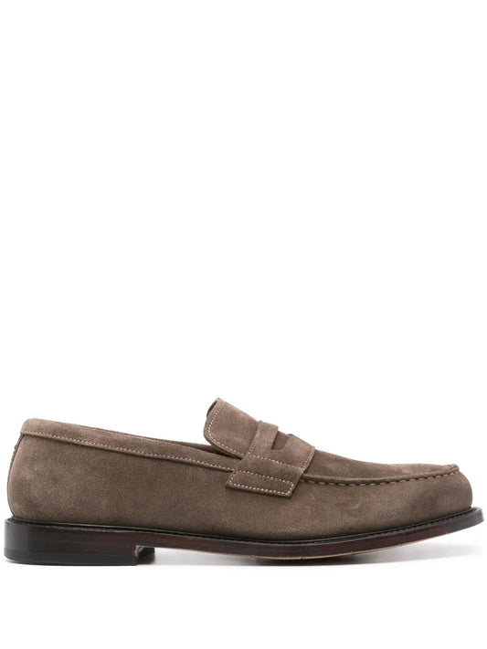 Premiata suede moccasin loafers