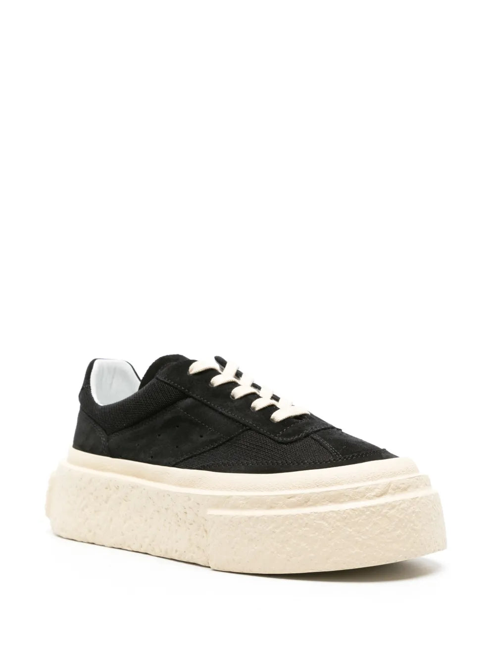 MM6 Maison Margiela numbers-motif suede sneakers