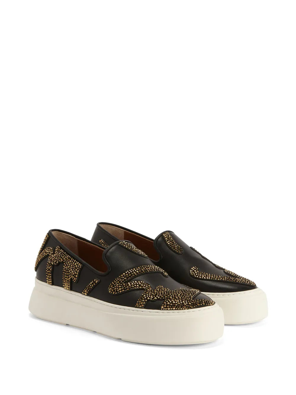 Giuseppe Zanotti Gz Mike Sign leather slip-on sneakers