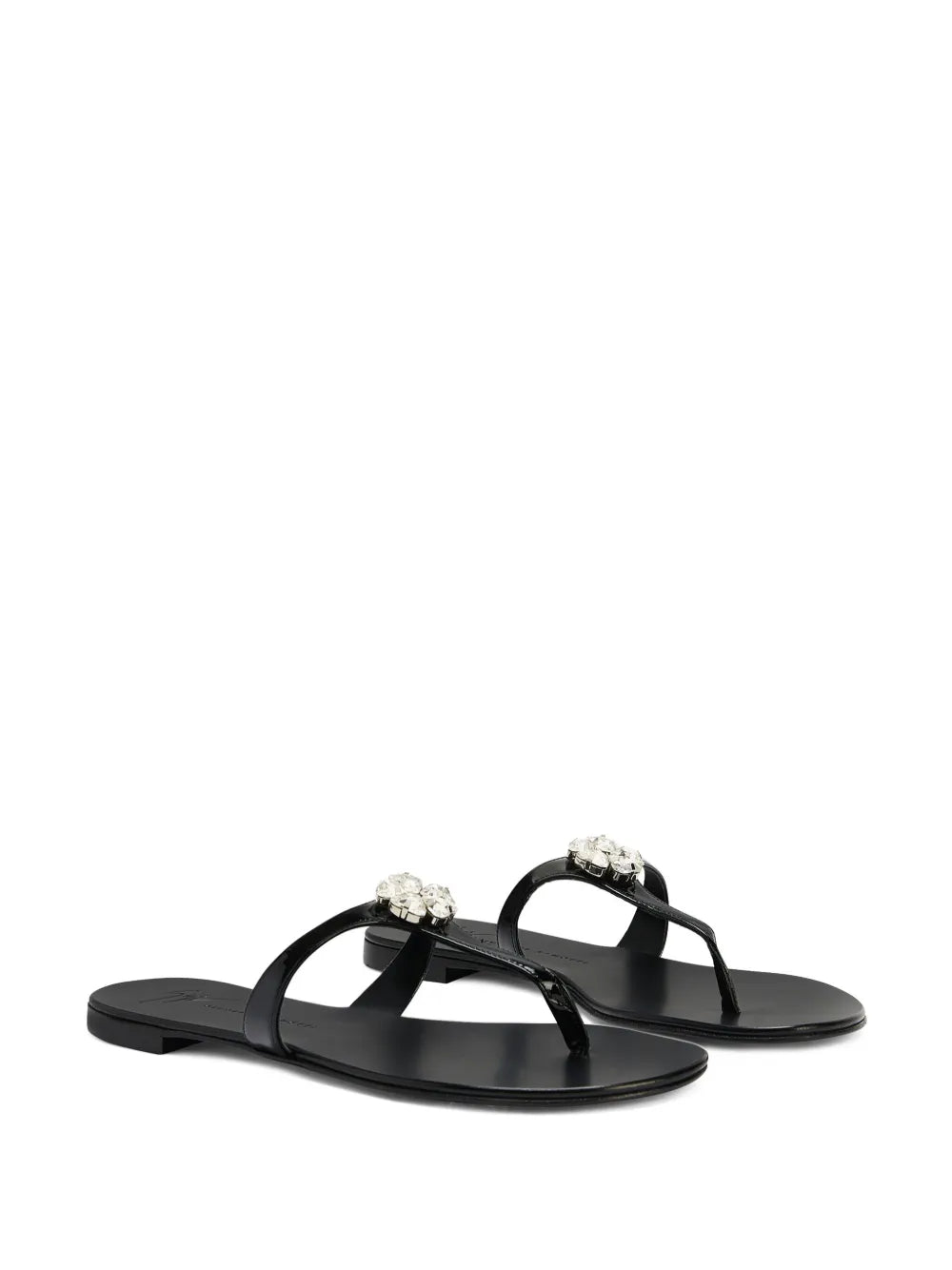 Giuseppe Zanotti Brionne crystal-embellished leather sandals
