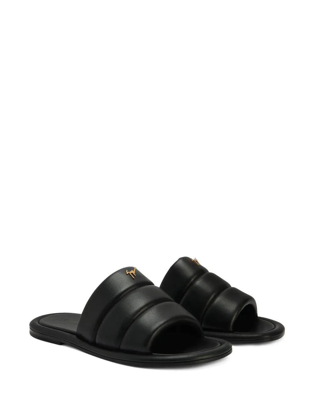 Giuseppe Zanotti Harmande leather slides
