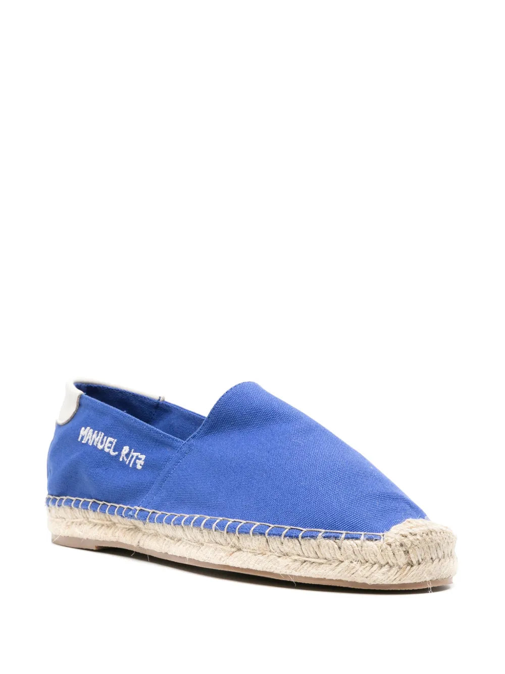 Manuel Ritz logo-embroidered canvas espadrilles