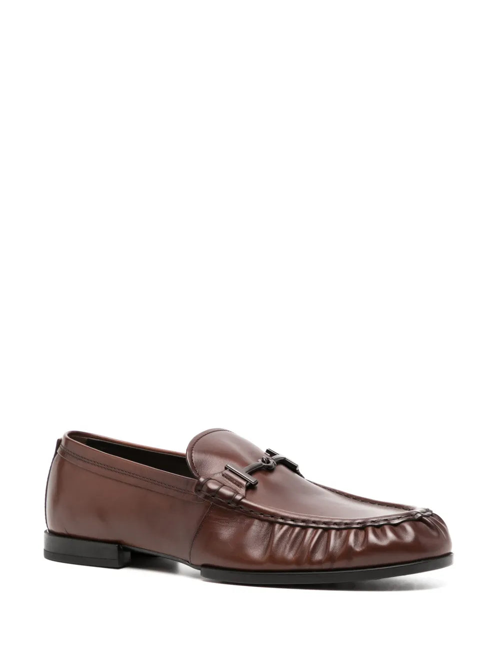 Tod's logo-horsebit leather loafers
