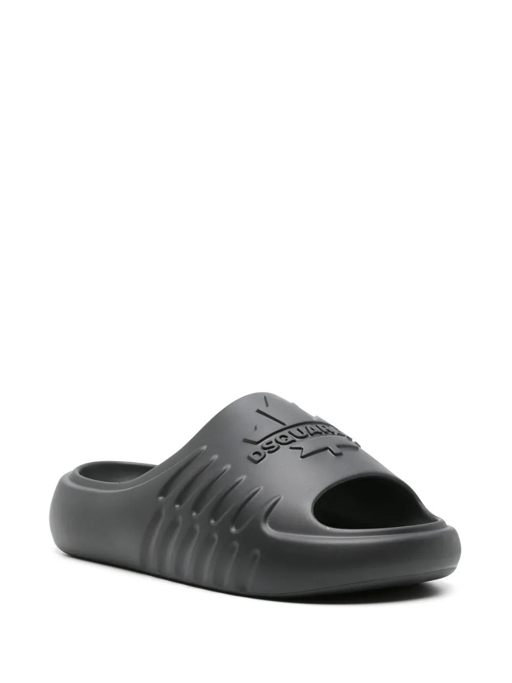 DSQUARED2 logo-embossed flat slides