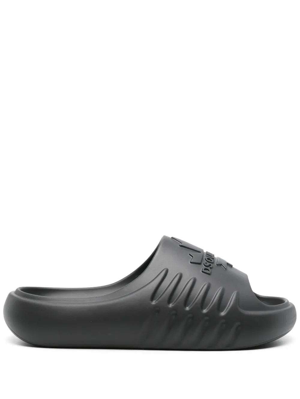 DSQUARED2 logo-embossed flat slides