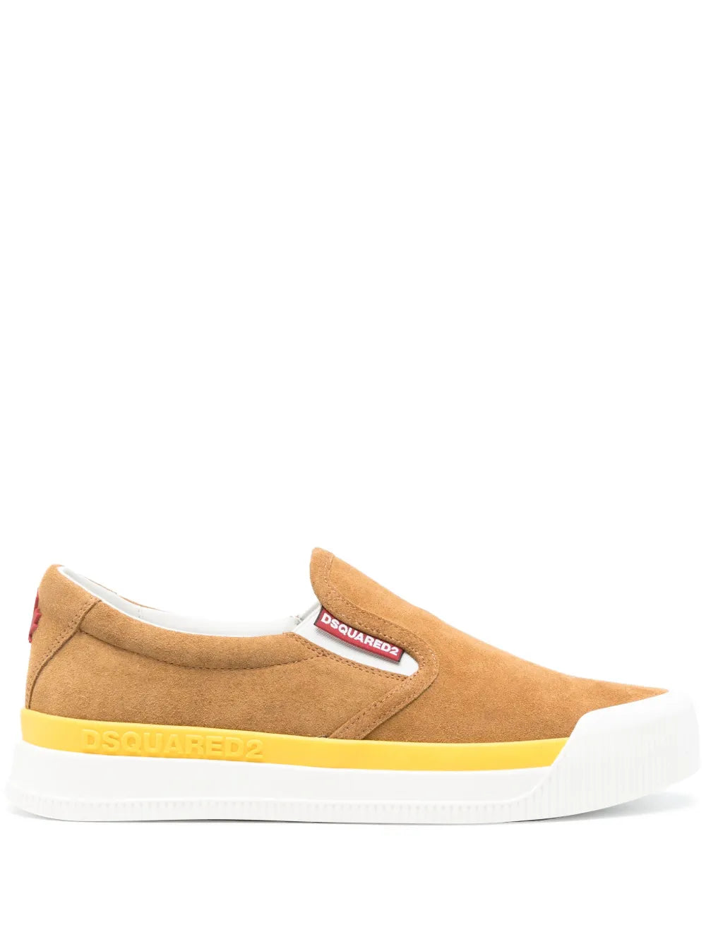 DSQUARED2 logo-raised slip-on sneakers
