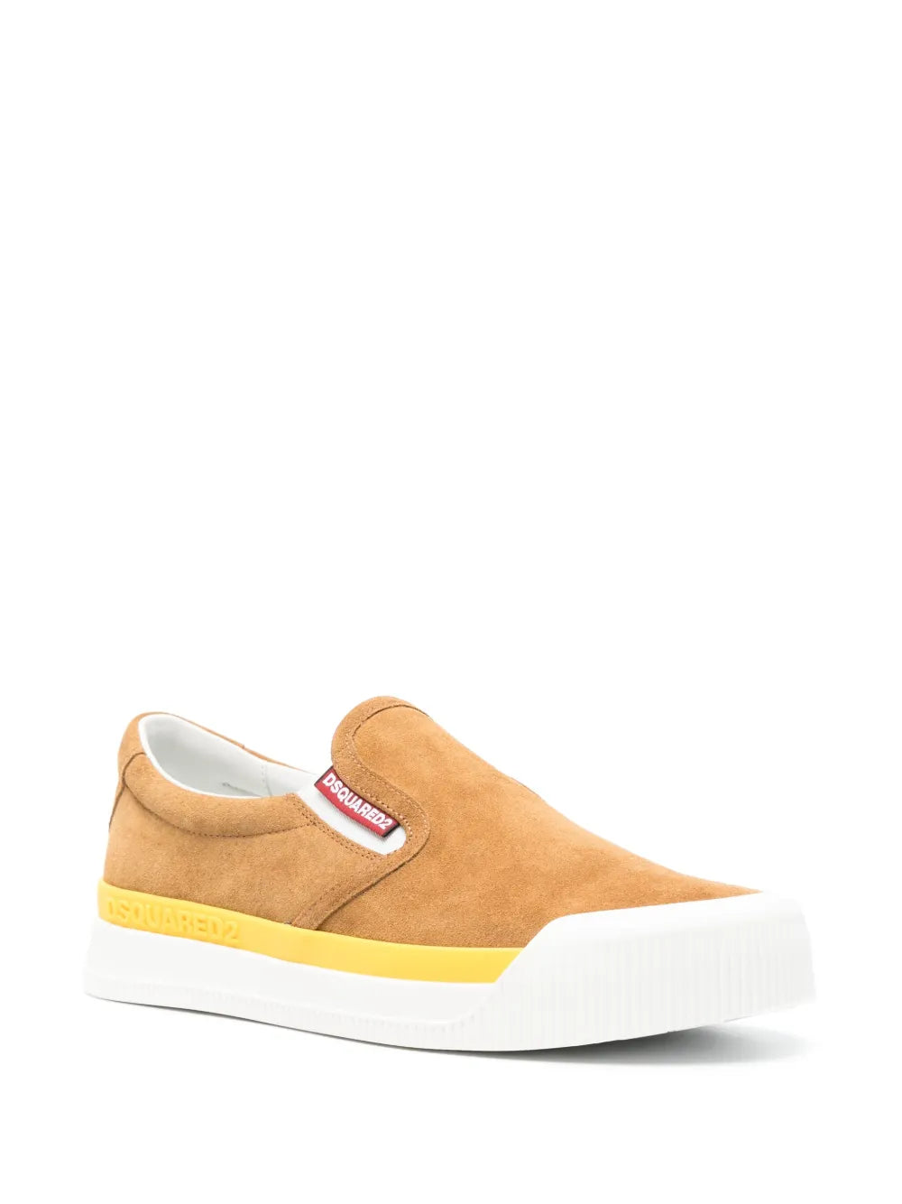 DSQUARED2 logo-raised slip-on sneakers
