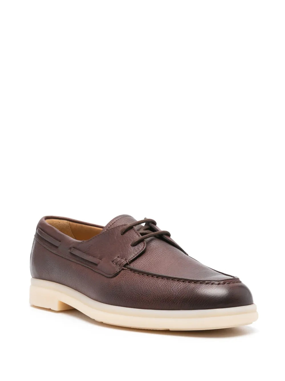 Church's leather boat shoes