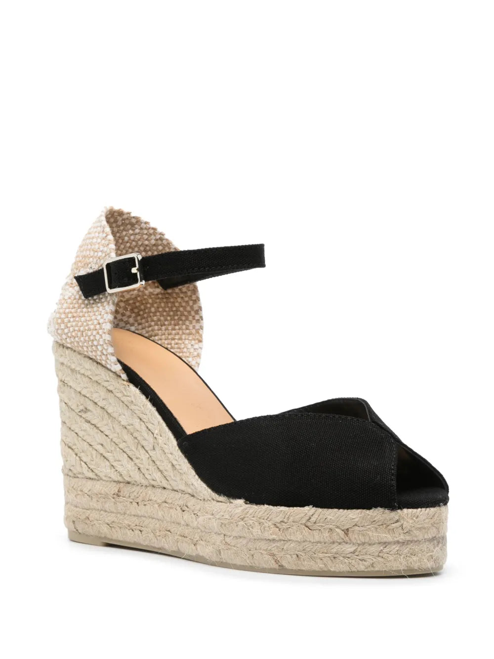 Castañer Bianca 105mm woven-raffia espadrilles