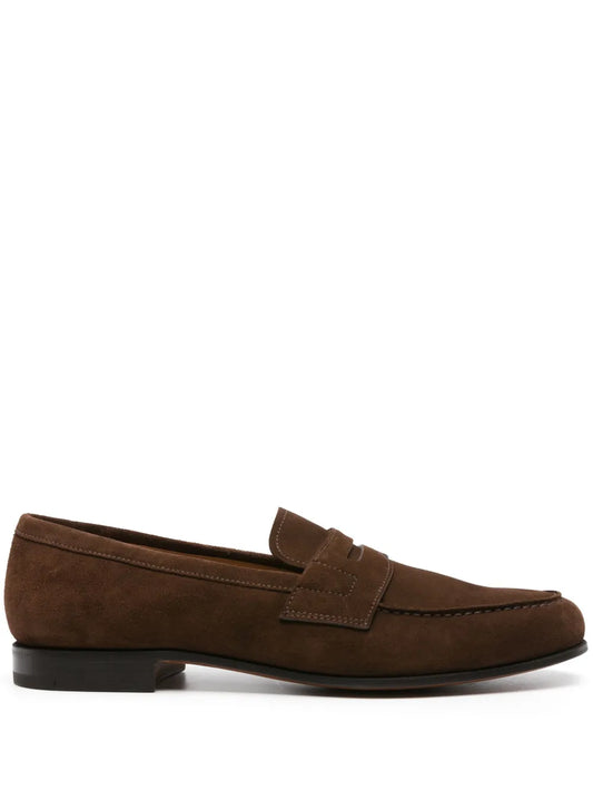 Church's suede penny loafers
