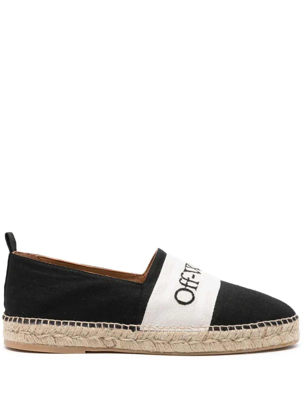 Off-White Bookish linen espadrilles