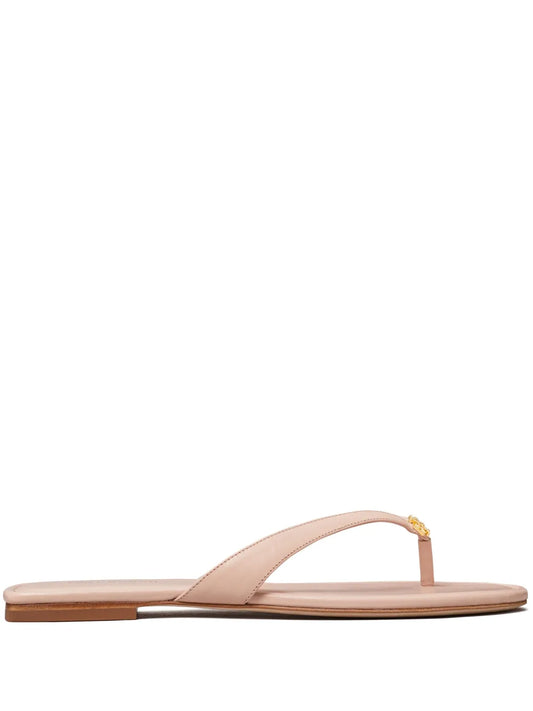 Tory Burch Classic leather flip flops