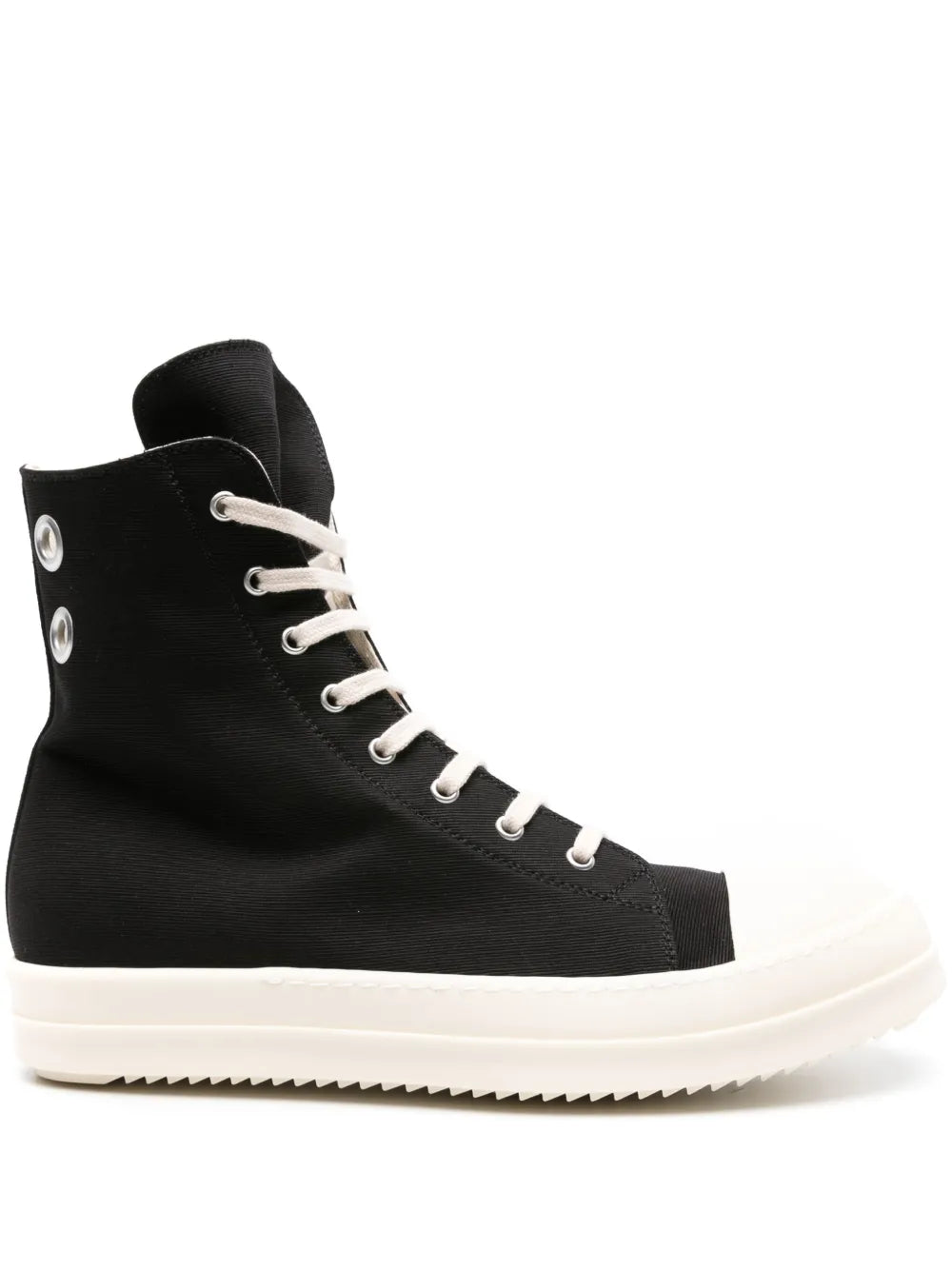 Rick Owens DRKSHDW high-top cotton sneakers