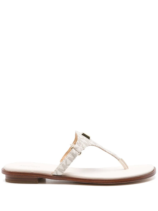 Michael Michael Kors Jillian logo-plaque sandals