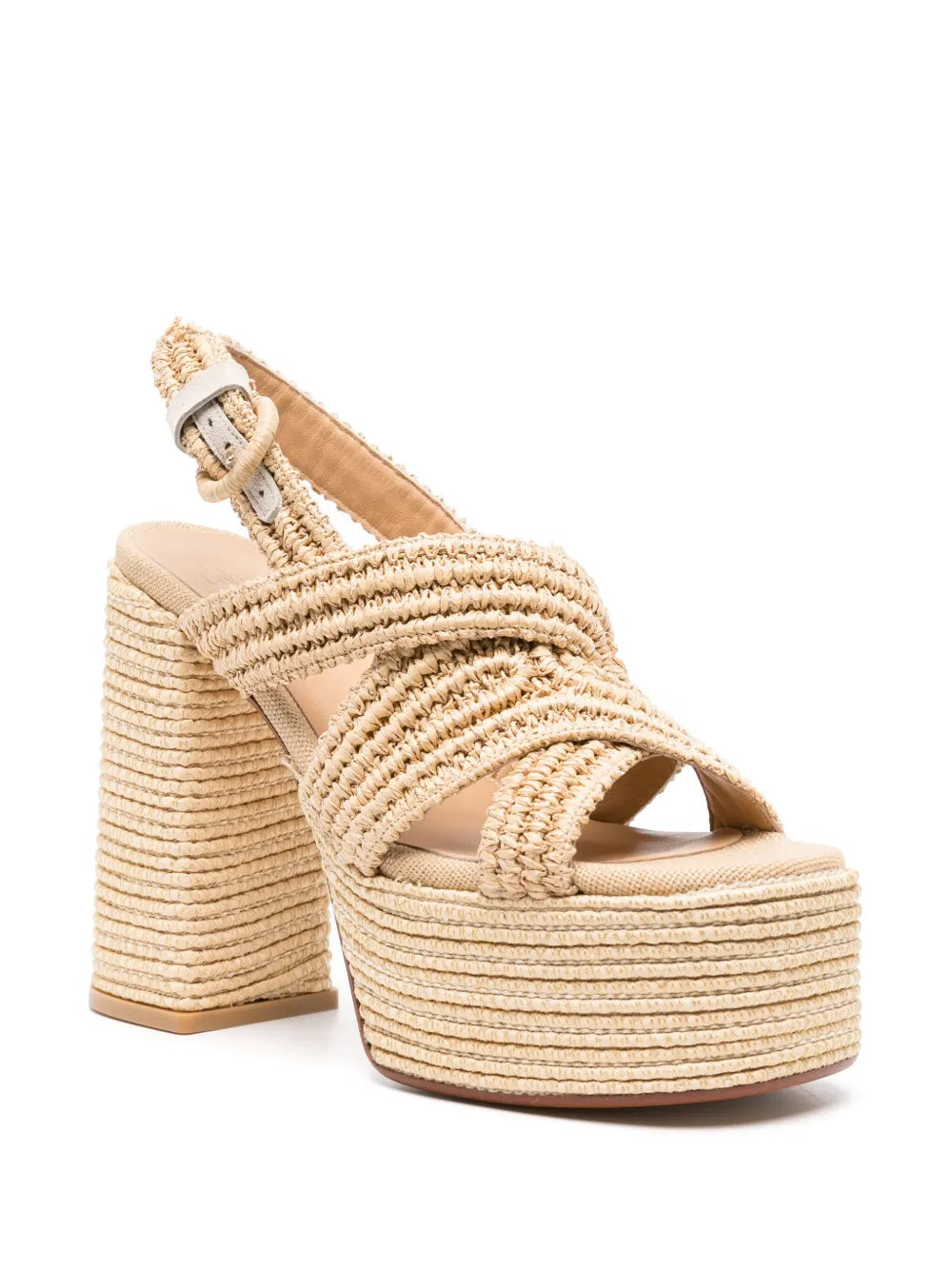 Castañer Fulvia woven-raffia sandals