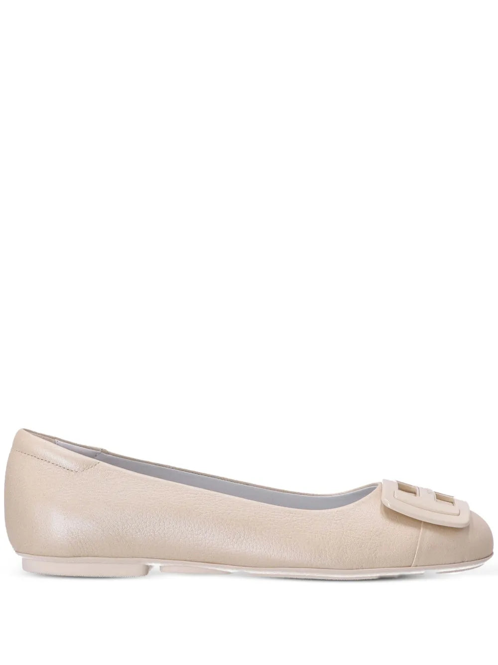 Hogan H661 patent-leather ballerina shoes