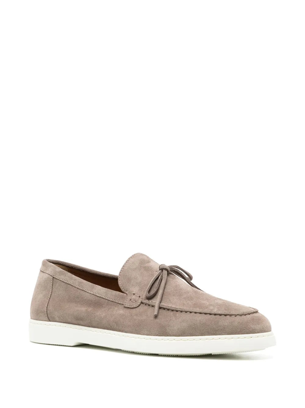 Doucal's penny-slot suede loafers