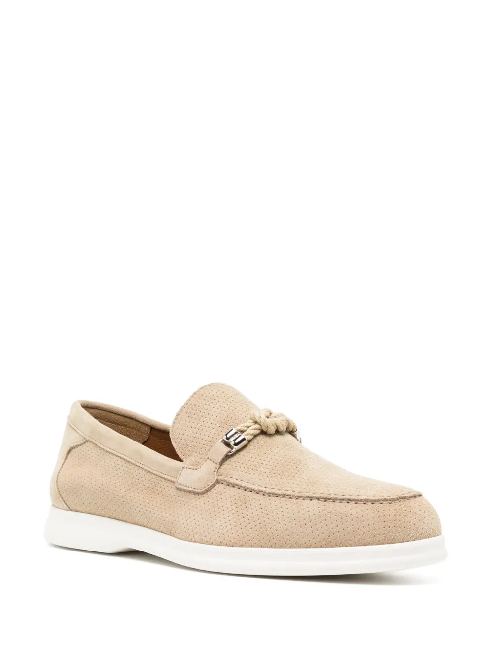 Doucal's knot-detail mesh loafers