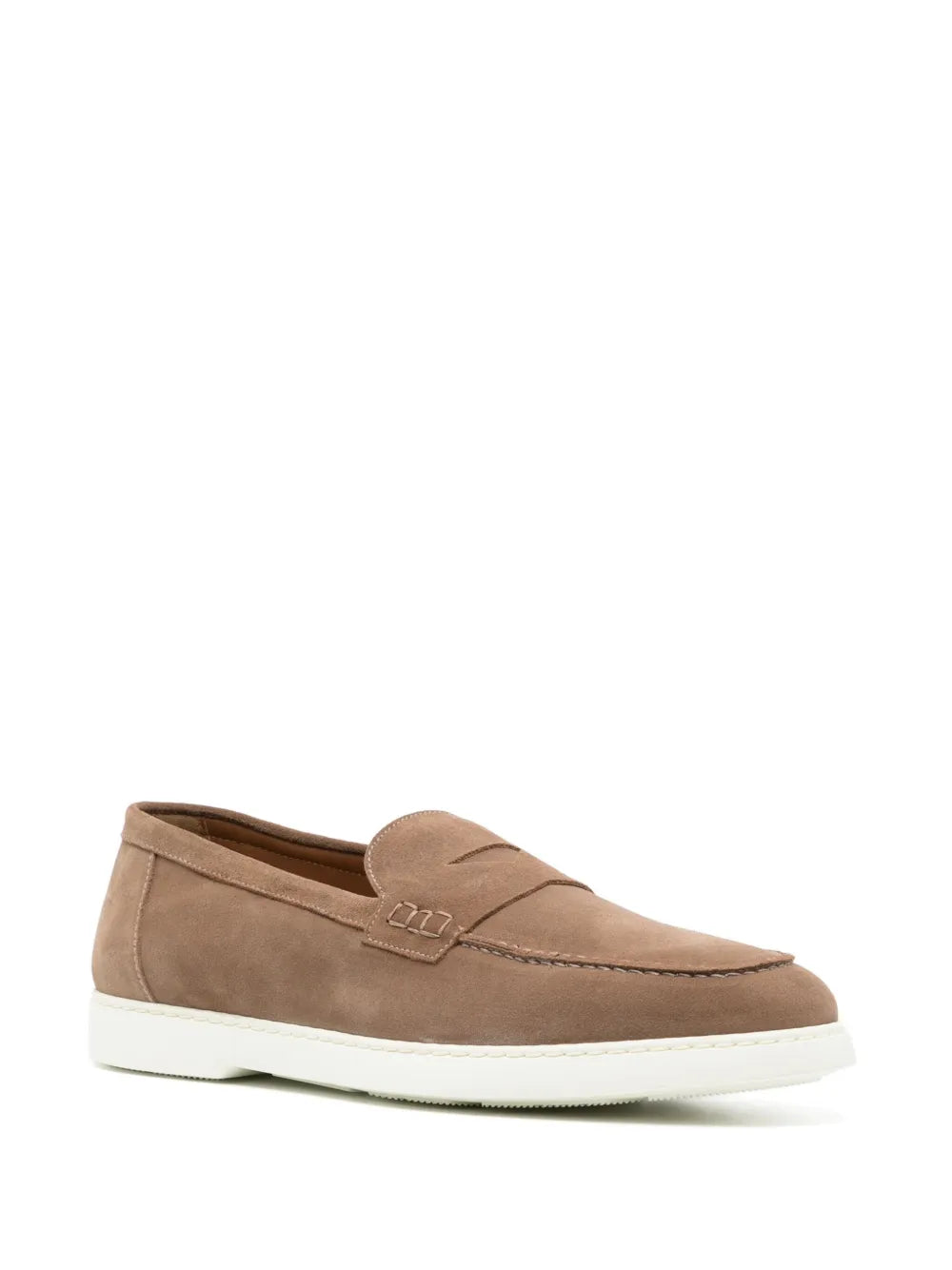 Doucal's penny-slot suede loafers