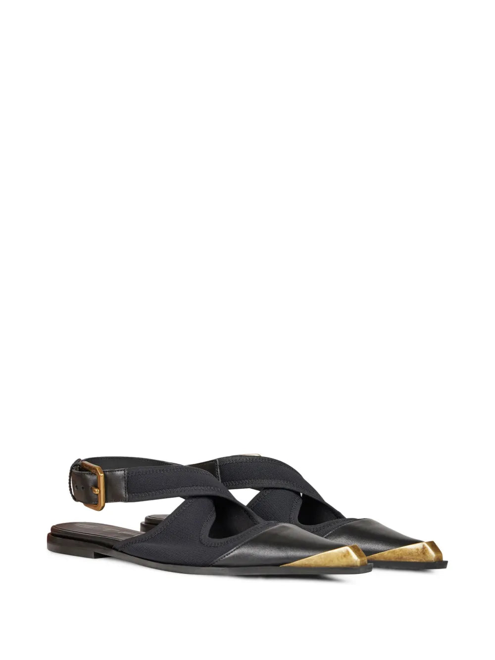 ETRO pointed slingback ballerina shoes
