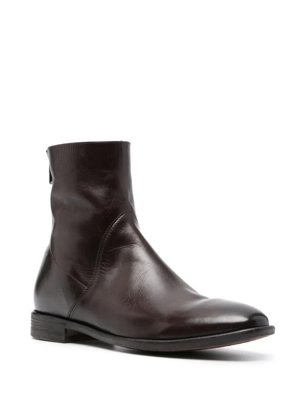 Alberto Fasciani leather zipped boots